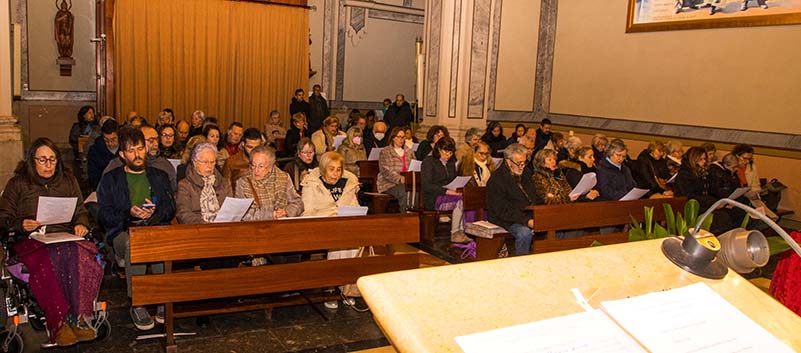 Ya en el momento de la lectura del contrato con María. Sea vuestro sí, sí y vuestro no, no.